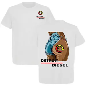 Truck Freightliner Engine Shirt, Detroit Diesel Sexy T-Shirt, 2025 Casual Classic Funny Tee, Gift For Diesel Lover Man Cotton T-Shirt, Gift For Truck Enthusiats