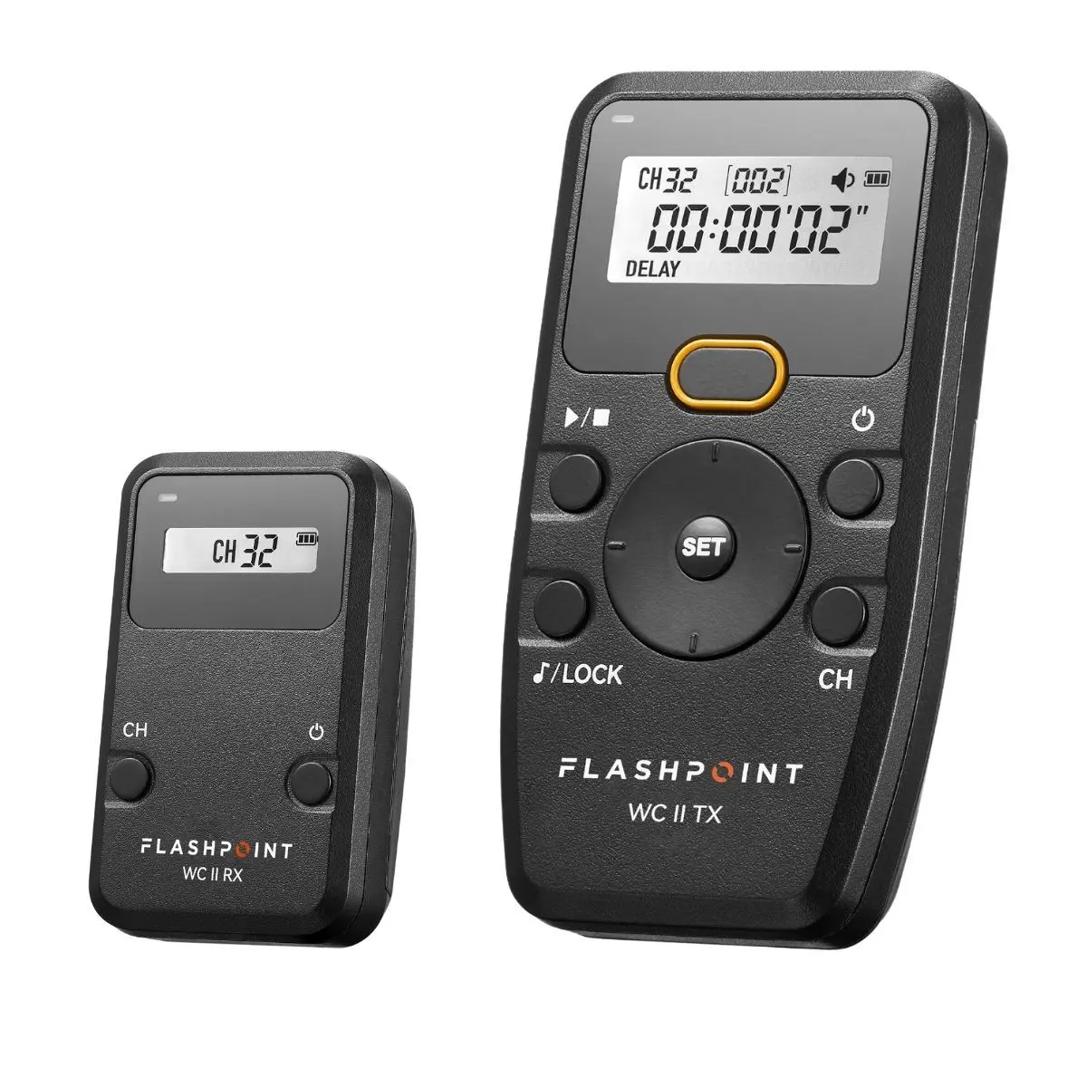 Flashpoint Wave Commander II Wireless Camera Remote Shutter Release Device Kit - Cordless, Godox TR, Camera Accessories for Secure Cable-Free Connection, Portable