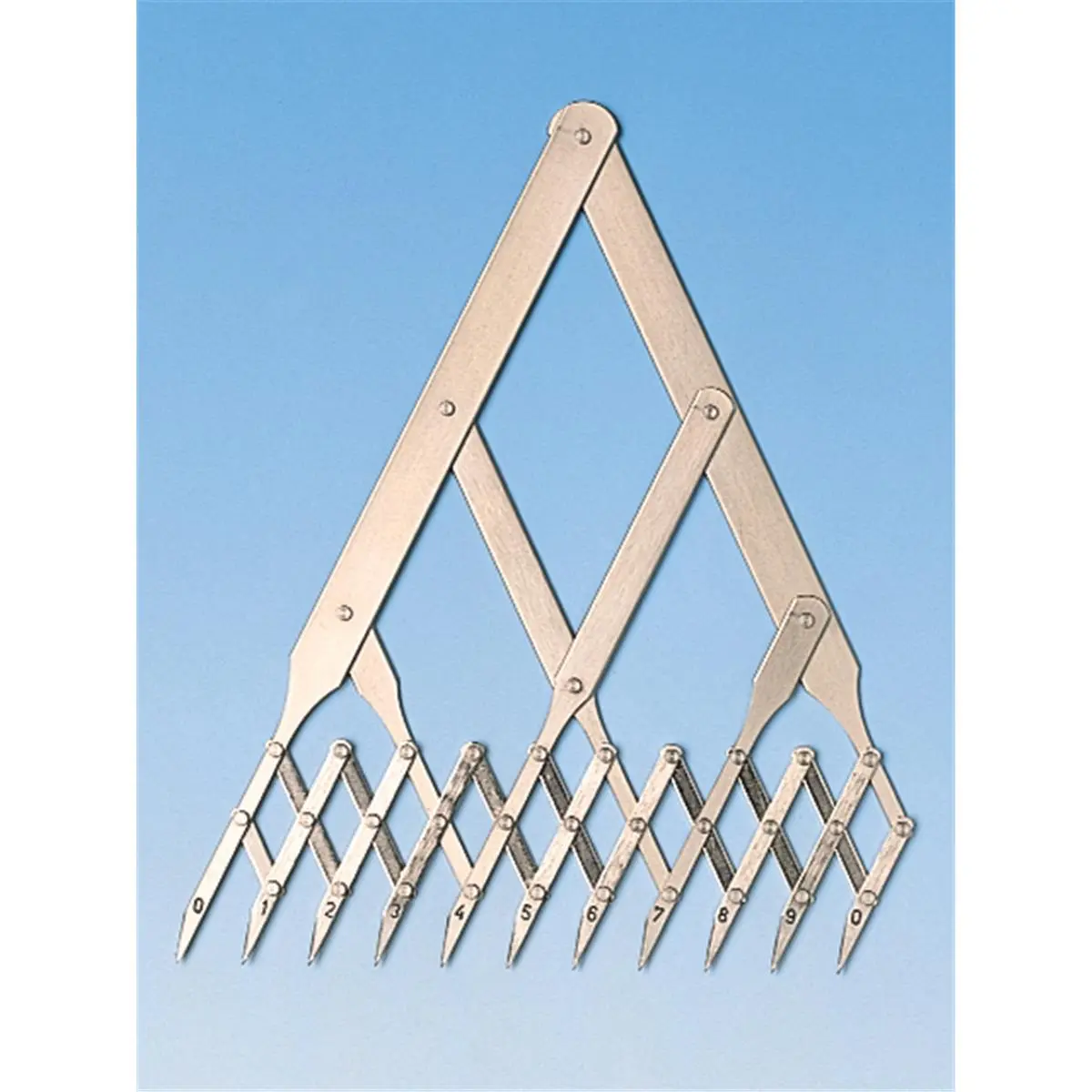 Weems & Plath 6-in Hand Measuring Tool, 10-Point Divider for Ruler-Assisted Precision Measuring Tasks