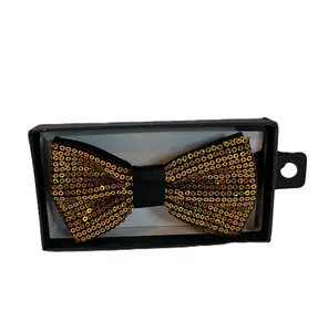 Men's Sequin Bow Tie – Sparkly Formal Party Tuxedo Accessory – Men's Bow Tie - Rhinestone Bow Tie