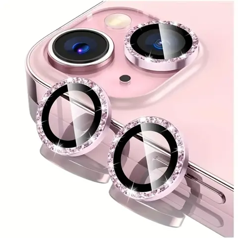 9H Anti-scratch Crystal Tempered Glass Camera Lens Protector, Full Lens Coverage Camera Lens Protective Film, Smartphone Accessories for iPhone 11/12/13/14/15/16 Pro Max, Cases