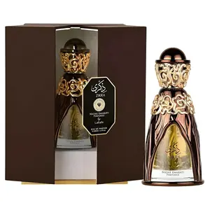 Lattafa Niche Emarati Zikra Eau de Parfum Spray for Unisex 3.4 Ounce 100 ml Rich Oriental Accords Warm Woody & Musky Notes Long Lasting & Strong Projection