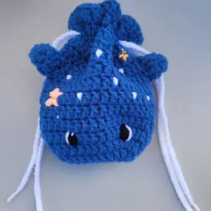 Whale Drawstring Pouch