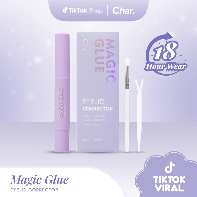 Magic Glue Eyelid Film Glue Non-Stick Invisible Makeup Friendly Long-Lasting Waterproof Eyelid Lift Solution Cosmetic Eyelash Lift Kit