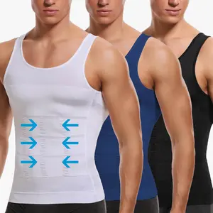 Men high quality Shaper Tank Top Athletic Compression Shirt with Sleeveless Undershirts for Men Body Shaper sauna vest Gym Workout Clothes Gym Clothes Set