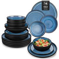 16-Piece Set-Blue (Serves 4 People)