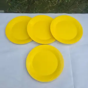 Set of desserts plates