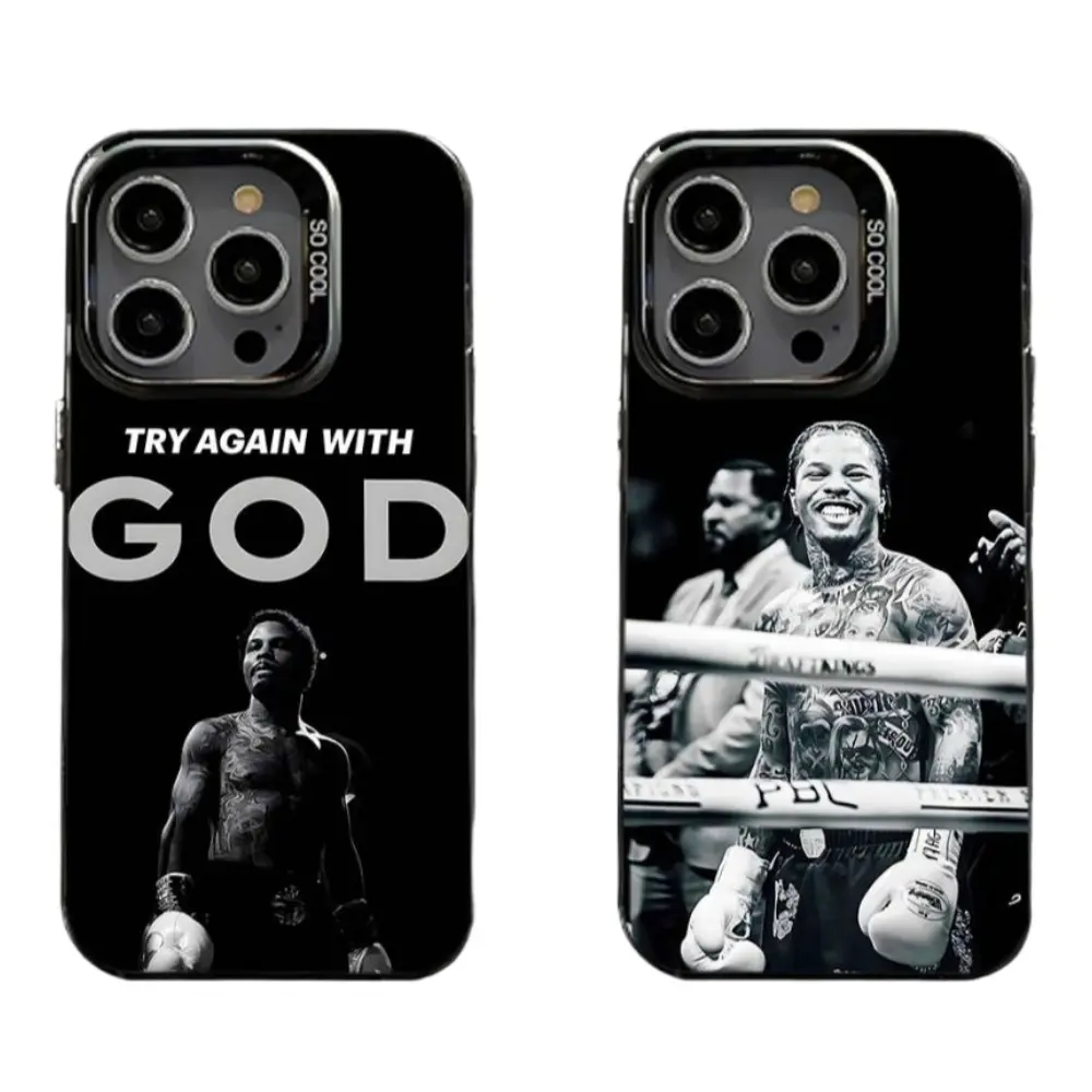 G-Gervonta Boxer D-Davis Phone Cases For iPhone 17 Promax 16 15 14 13 12 11 Pro Max Plus Air Black Matte Shockproof Cover