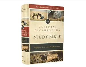 NIV, Cultural Backgrounds Study Bible (Context Changes Everything), Hardcover, Red Letter: Bringing to Life the Ancient World of Scripture