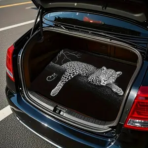 1pc Leopard Print Cargo Liner Compatible for Trucks, Cars, SUVs - Fit Trunk/Bed Liner Protection, Car Mat Suitable for Vehicle Cargo Area, Stylish Auto Accessory Gift for Truck Accessories