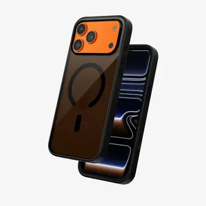 FLOLAB Surtect Tri-Fusion MagSafe Compatible Case – for iPhone 17 Series (Stealth Black Clear)