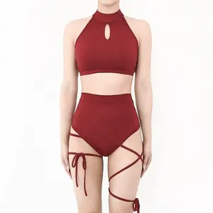 Steel pole dance costume professional polewear anti glare shorts hollowed out top strap shorts beautiful back set sexy female