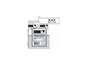 Sanford 18445 Black on White Label Printer Tape, 19mm Width, 5.5m Length