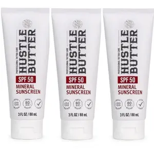 【Buy one get two free】3PCS Hustle Butter Tattoo - Mineral Sunscreen Lotion, Water Resistant(3 oz)