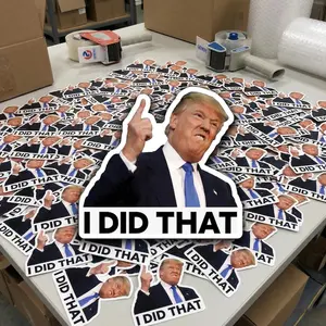 I did that trump sticker pack, Anti Trump Sticker, Political Humor, Laptop Sticker Bundle, Bulk Sticker Set Gift