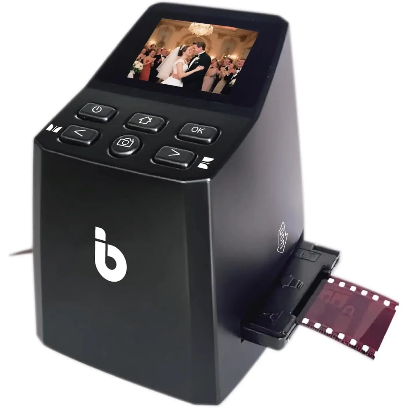 ClearScan MINI Film Scanner 16MP Slide & Film Scanner, Converts 35mm/135/126 Film & Slides to Digital Photos, Easy-to-Use Film Digitizer,2.31" LCD Screen