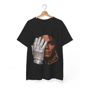 Vintage Music Legend Graphic Tee | Retro Black Streetwear T-Shirt for Men & Women