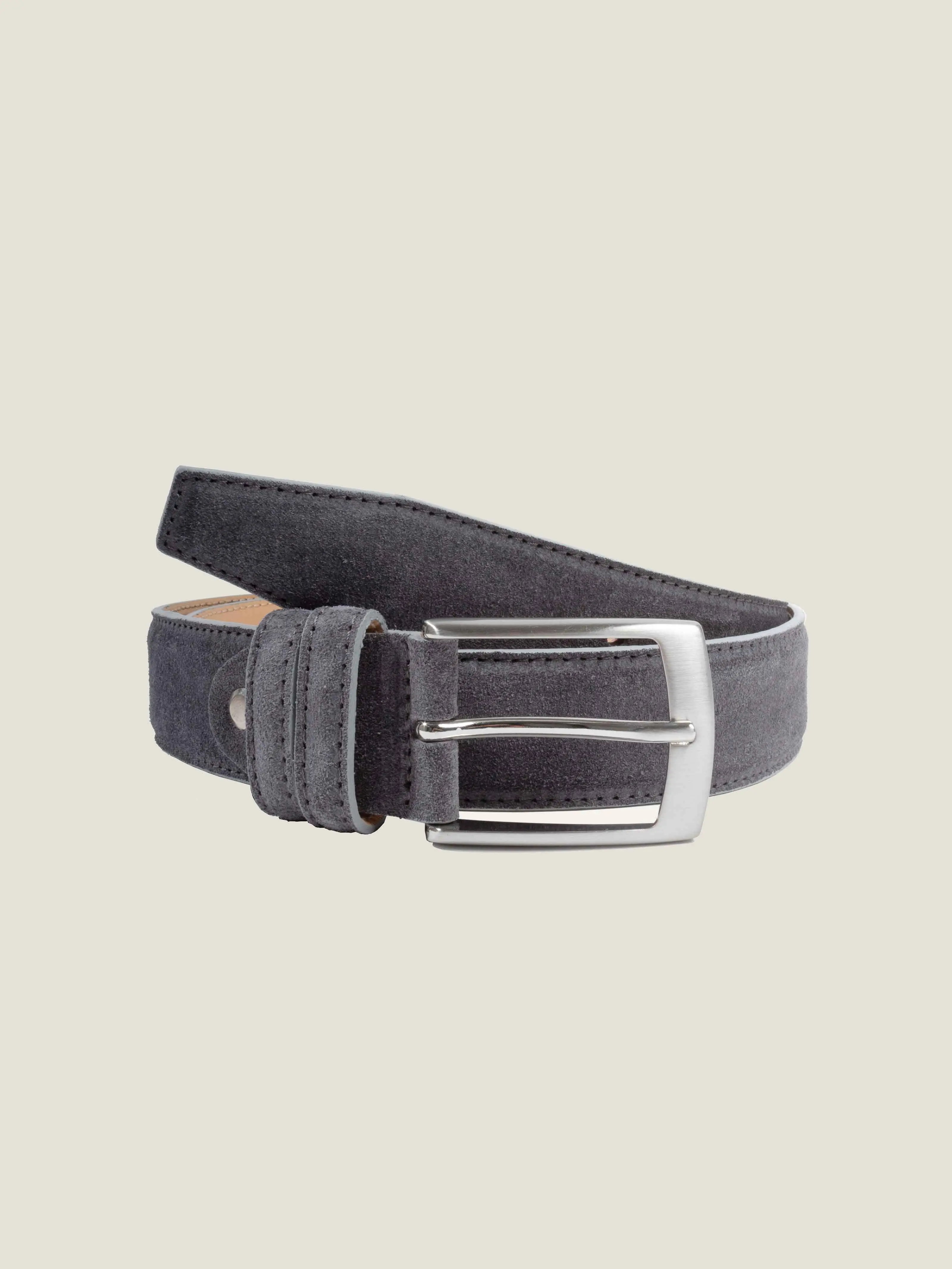 Nicco Grey Suede Belt