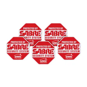 SABRE Home Security Decals, 5-Pack