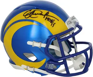 Eric Dickerson Los Angeles Rams Autographed Riddell Speed Mini Helmet with "HOF 99" Inscription - Fanatics Authentic Certified