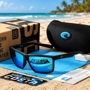 Costa Del Mar Rinconcito Polarized Sunglasses For Men, Costa Sunglasses For Men, Stylish, Durable, Versatile,  Polarized, Anti-UV/Blue Light, Dust/Windproof – Gift For Him