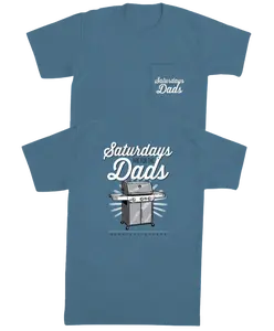 Barstool Sports - Saturdays Are For The Dads Grill Pocket Tee