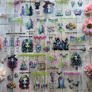 Neon Halloween Precut PET Tape- Reggie