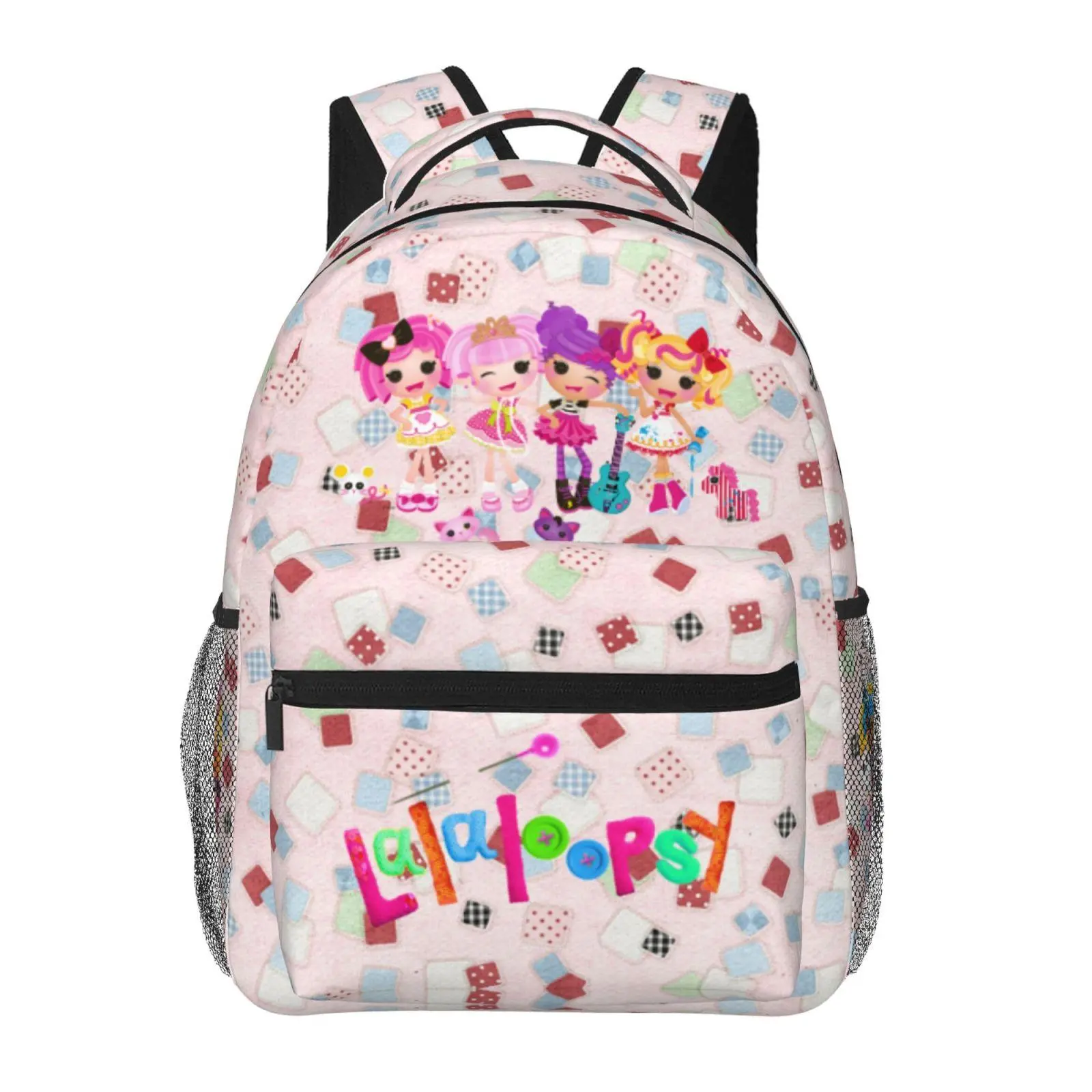 Lalaloopsy Large Capacity Kids Backpack We're Lalaloopsy Netflix Multi‑Compartment School Daypack MGA Lalaloopsy Tablet Pocket Bag for School & Weekend Trips