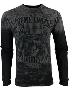 Xtreme Couture by Affliction Men's T-Shirt Dead or Alive Crewneck Menswear