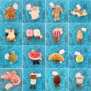 2026 JellyCat Plush Toy Keychains and Bag Charms, Suitable as Gifts for Children's Day, Girls' Birthdays, Holidays,