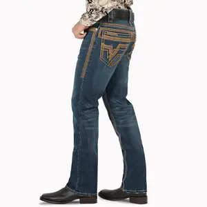 LAMASINI JEANS Cowboy HEAVY Denim Jeans LM26501 Navy Color