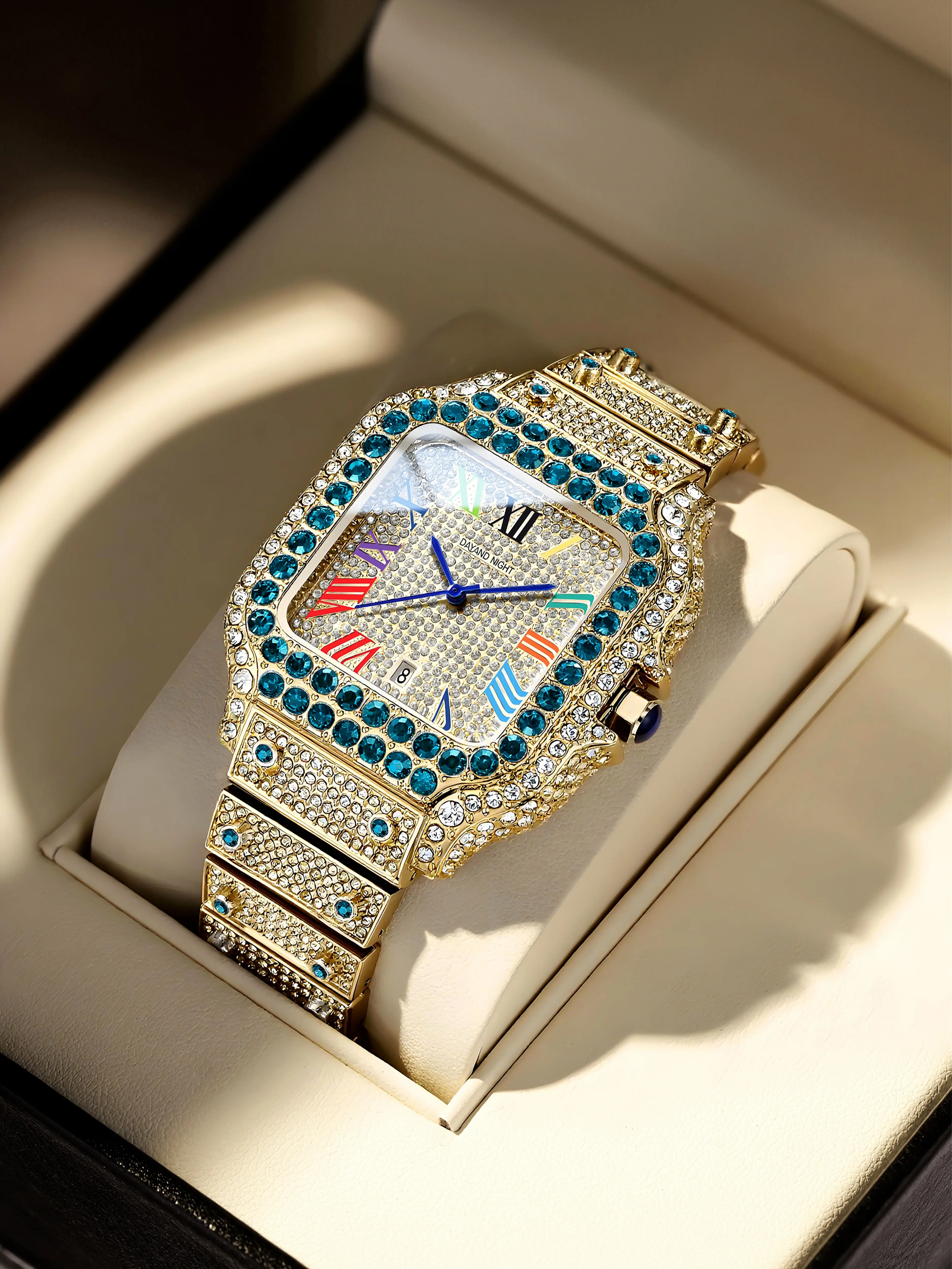 2026 New Luxury Full Diamond Watch for Men Women | Unisex Iced Out