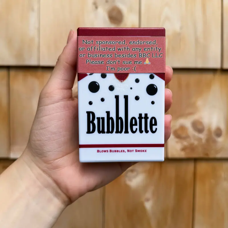 Bubblette Pack! - Bubble Blower - For Stress Relief and Whimsy