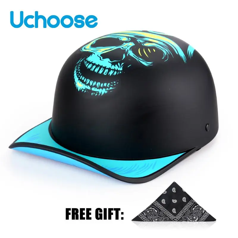 baseball cap dot motorcycle helmet Matte Black & Gold Owl Retro Customizable Fit HOYUFEI Baseball Style Cap Motorcycle