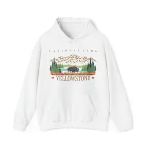 Vintage Yellowstone National Park Hoodie