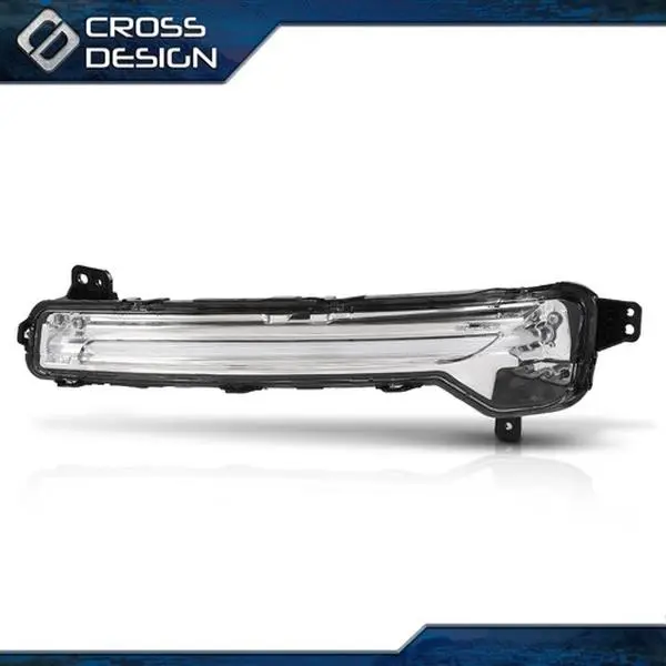 CROSSDESIGN Left Driver Side LED Turn Signal Light Lamp - Compatible with 2020-2024 Lincoln Corsair, Led Lights Car Component, Cross Design