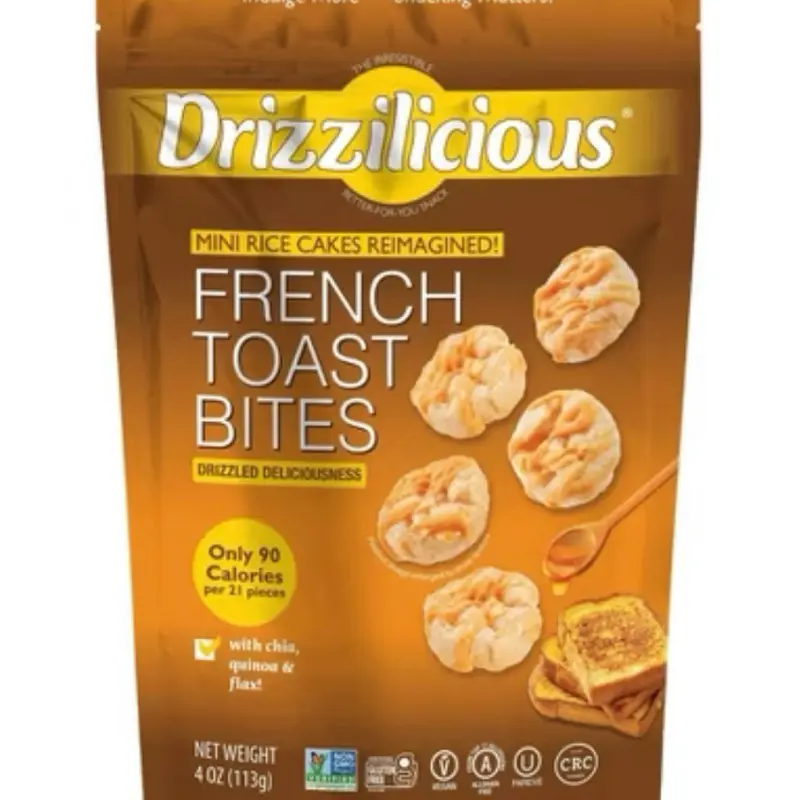 Drizzilicious French Toast Drizzled Mini Rice Cake - 4oz