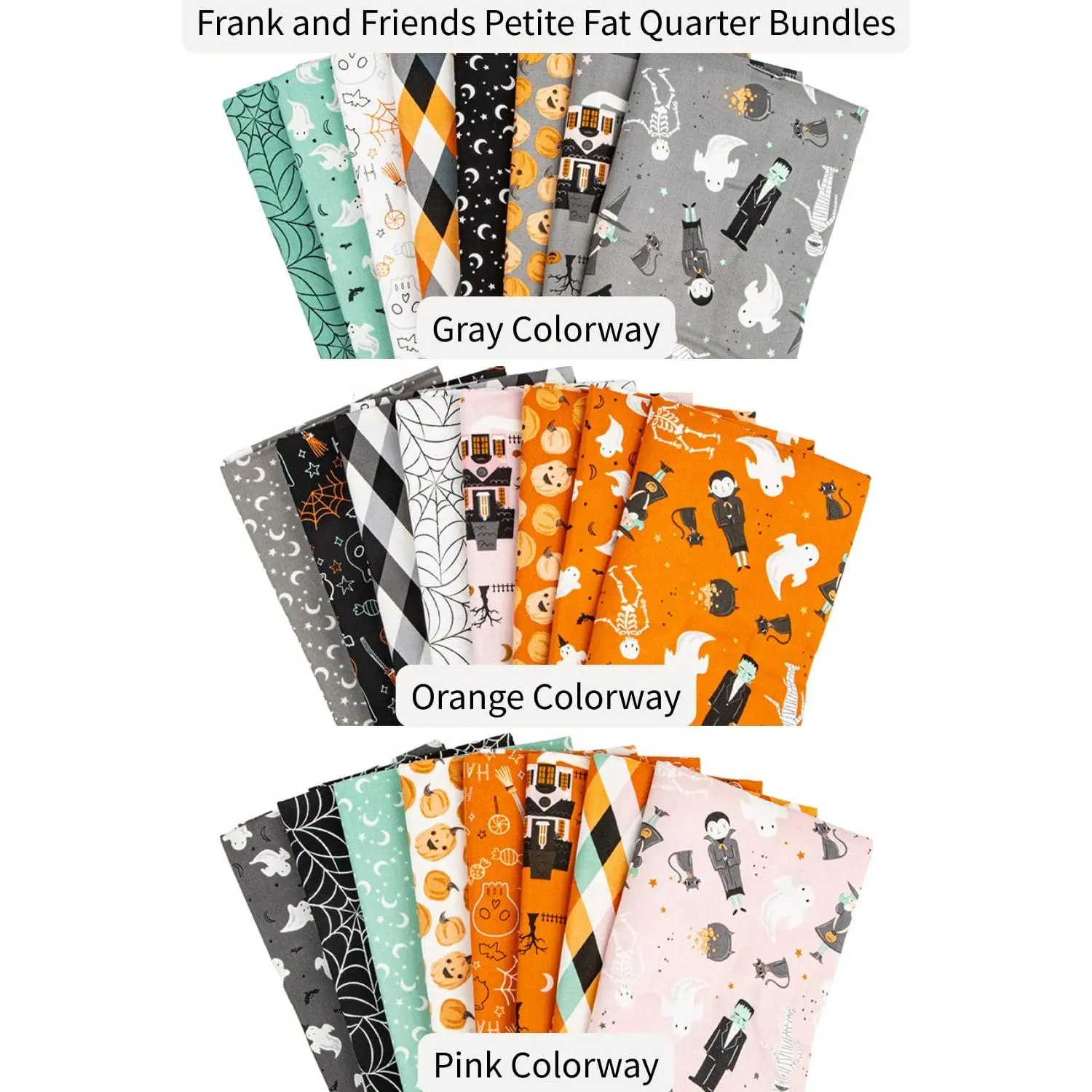 Frank and Friends Petite Fat Quarter Bundles – Curated Colorways