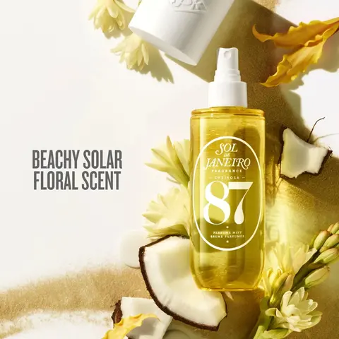Sol de Janeiro Cheirosa '87 (1987) Rio Radiance Unisex 90ml Hair and Body Mist Bottle - Aromatic Fragrance, Beachy & Nostalgic Copacabana Beach Culture Beauty Product with Leite de Coco, Solar Tuberose, Creamy Vanilla Notes
