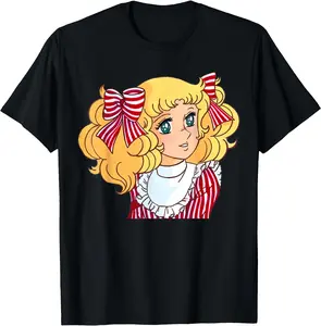 Candy Candy Japanese Retro Vintage 80s Anime Manga Unisex T-Shirt Cotton Menswear Man Classic