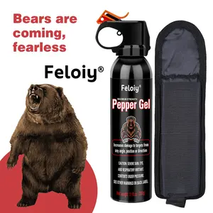 Feloiy Bear Repellent Spray with Pocket - Outdoor Adventure Protective Partner, 330ml/11 oz