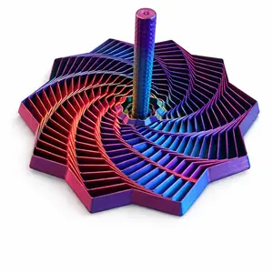 Colorful Vortex 3D Printed Star