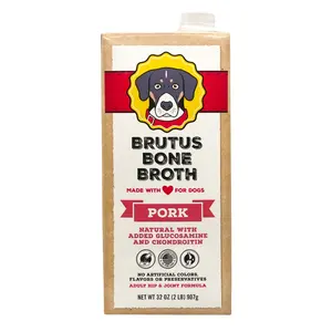 Brutus Bone Broth - Pork, Made with Natural Ingredients, No Artificial Colors