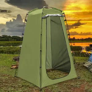 Outdoor Folding Changing Room Tent - 120x120cm, Folding Pole, Waterproof, UV-Protective, Tear-Resistant Sunshade for Camping, Fishing