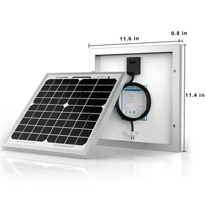 10 Watt 12 Volt Monocrystalline Solar Panel