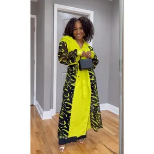 Pardon My Fro Lime Punch Green Mesh Trench Coat - Long Double Breasted Windbreaker Chic Womenswear Outerwear