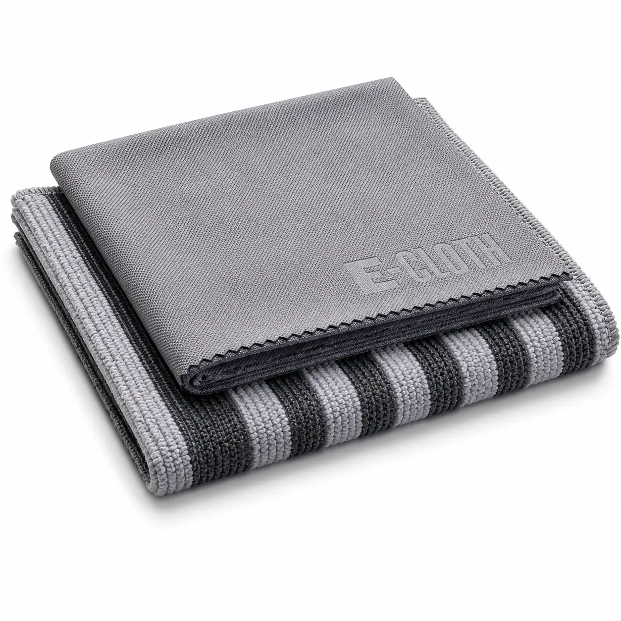 E-Cloth Stainless Steel Cleaning Kit - Super Absorbent Reusable Microfiber System with Metal Cloth, Wiping Cloth for Household Surface Care