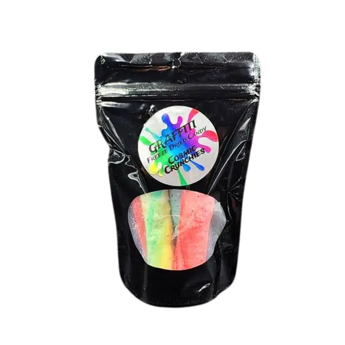 Cosmic Crunchies Freeze Dried Candy by Graffiti Snacks LLC Fruity Flavor Bonbon Sweet