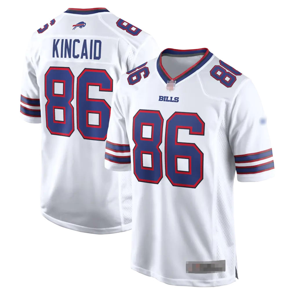 Buffalo Game Day Tailgate Mesh Shirt - Kincaid #86 Custom Numbered (Red/Royal/White/Gray) - US Ready