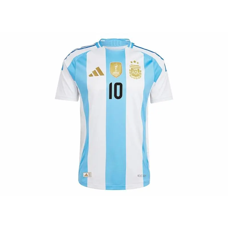 adidas Argentina 2024 Home Authentic Messi Jersey White/Blue Burst (men) by StockX